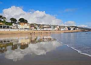 Beach in Lyme Regis, Dorset